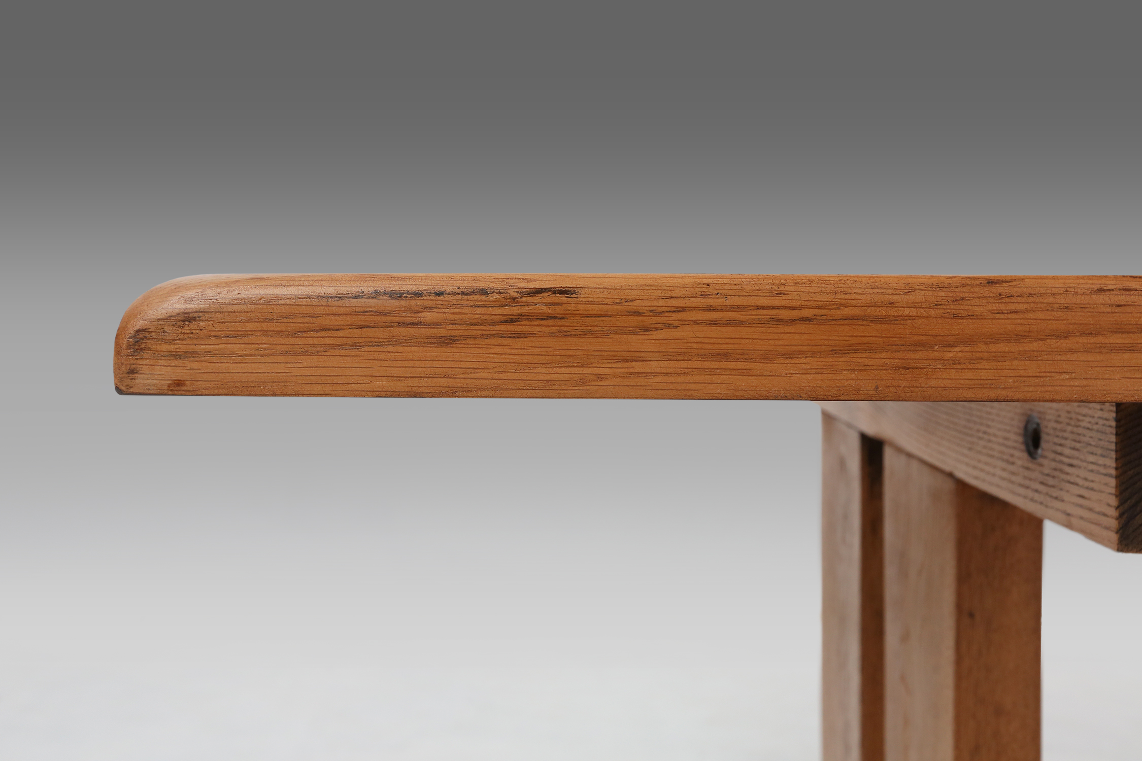 Mid-century oak table in the style of Charlotte Perriand, France, 1950sthumbnail